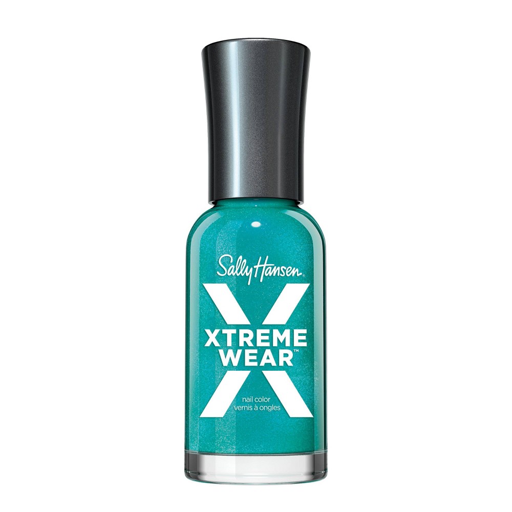 Photos - Nail Polish Sally Hansen Xtreme Wear Nail Color - 409/280 Jazzy Jade - 0.4 fl oz 