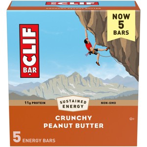 CLIF Bar Crunchy Peanut Butter Energy Bars - 1 of 4