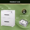 GALAXHERO  2-Drawer Wood Lateral File Cabinet with Lock for Office Home - 2 of 4