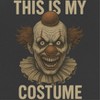 Rerun Island Women This Is My Costume Evil Clown Short Sleeve Graphic Cotton Retro Vintage Ranger Baby Tee - 2 of 4