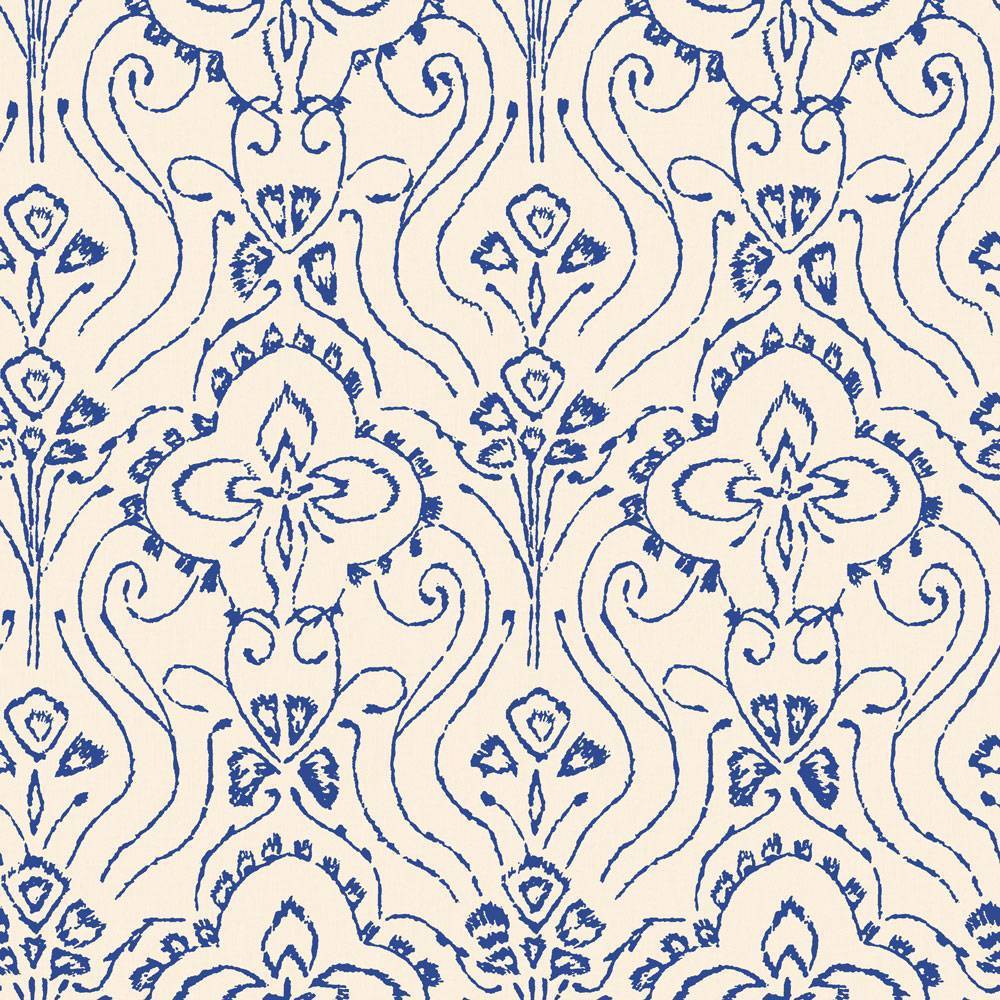 Photos - Wallpaper Tempaper & Co.® Pacific Wave Removable Peel and Stick , Blue Wate