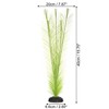Unique Bargains Plastic Fish Tank Aquarium Decorations Artificial Water Plants Green 15.75" 3 Pcs - 4 of 4