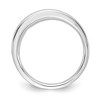 Black Bow Jewelry 4mm Tapered 2pt Diamond Ring in Rhodium Plated Sterling Silver - 2 of 4