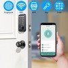 iMountek "Wireless Smart Door Lock, Keyless Fingerprint Entry, IP67 Waterproof, App Controlled for Home & Hotel" Black - 4 of 4
