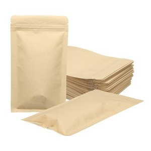 Unique Bargains Sealable Resealable Packaging Zipper Bags Foil Food Storage Pouches 100 Pcs - 1 of 4