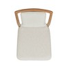 Jennifer Taylor Home Scandi Upholstered Natural Light Brown Wood Dining Chair - 3 of 4