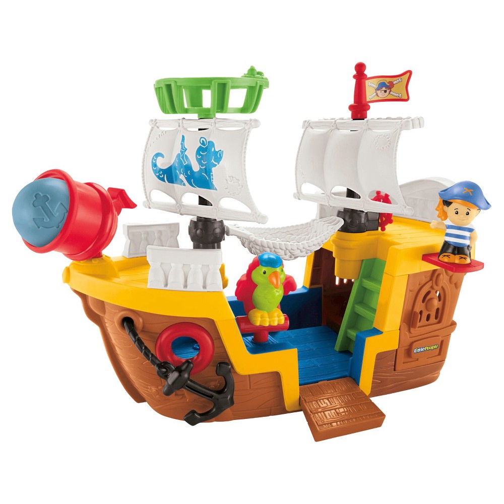 UPC 887961120035 product image for Fisher-Price Little People Pirate Ship | upcitemdb.com