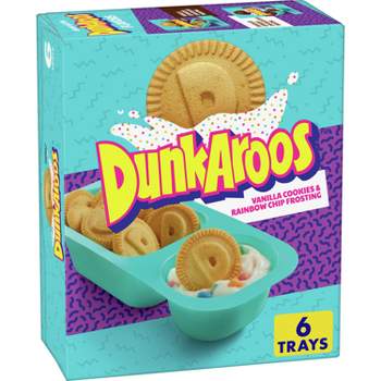 Dunkaroos Vanilla Cookies & Rainbow Chip Frosting - 6oz/6ct