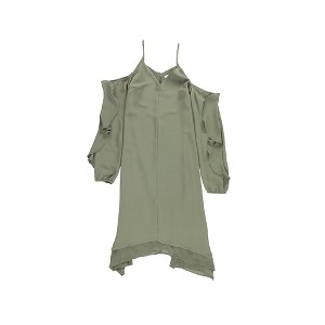 bar III Womens Cold-Shoulder Asymmetrical Dress - 1 of 2