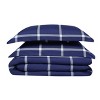 Printed Windowpane Duvet Cover Set - Truly Soft - image 3 of 4