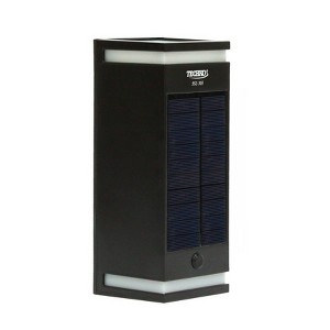 LED Solar Dual Direction Outdoor Wall Light - Techko Maid: Waterproof & Weather-Resistant - 1 of 4