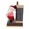 Kurt Adler 7-Inch Battery-Operated Rudolph and Santa Fireplace Table Piece - 4 of 4