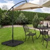 Yaheetech  4-Piece Fillable Patio Umbrella Base Stand Black - image 3 of 4