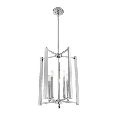 Benson Matte Black 5-Light Adjustable Pendant
