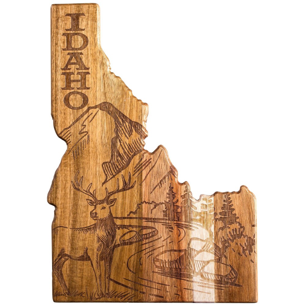 Photos - Chopping Board / Coaster Totally Bamboo Origins Idaho Cutting Board Brown