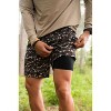 Burlebo Men's Athletic Workout Shorts With Built-in Liner - 2 of 3