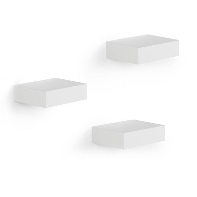 Set of 3 Showcase Shelves White - Umbra