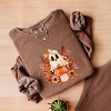 Simply Sage Market Girl Ghost Floral Lightweight Garment Dyed Sweatshirt - 3 of 4