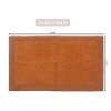 Home Weavers Luxury Collection 100% Cotton Tufted Bathroom Rug, Non-Slip Latex Bath Rug - 3 of 4