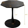 31.5" Mid-Century Modern Tulip Dining Table, Round Pedestal Table for 2-4, Small Kitchen or Coffee Table, Metal Base - 2 of 4