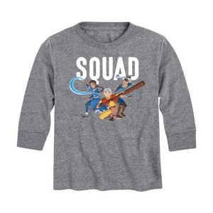 Boys' - Avatar: The Last Airbender - Trio Squad Long Sleeve Graphic T-Shirt - 1 of 4
