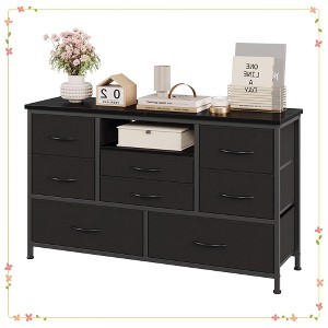 8-Drawer Storage Cabinet TV Cabinet for 55-Inch TV Entertainment Center - 1 of 4