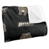 Bryant University Logo Pattern Silky 50x60 Blanket, 1 Sided - 3 of 4