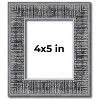 PosterPalooza | Photo Size Distressed Black Picture Frame - UV Acrylic, Foam Board Backing, Hanging Hardware - 2 of 4