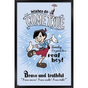 Trends International Disney Pinocchio: 85th - Real Boy Framed Wall Poster Prints - 1 of 4