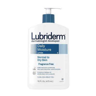 Lubriderm Daily Moisture Body Lotion - Unscented - 16 fl oz