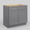 LOVMOR in Plywood Soft-Close Bath Vanity Cabinet without Top for Kitchen, Bathroom, Living Room - 2 of 4