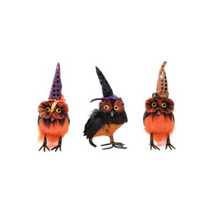 Gallerie II Witchy Owl Halloween Figure Set of 3 Halloween Figure - 1 of 1