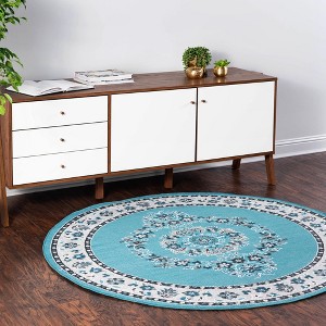 Unique Loom  Lucerne Reuss Area Rug - 1 of 4