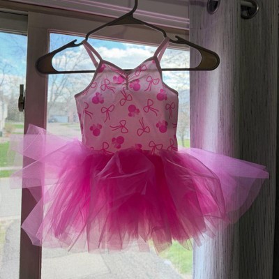 Toddler Girls' Disney Minnie Mouse Tutu Ballerina Dress - Pink : Target
