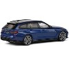2023 BMW M3 Touring (G81) Competition San Marino Blue Metallic with Black Top 1/43 Diecast Model Car by Solido - 3 of 4