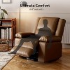 Coucheta Oversized Faux Leather Power Lift Recliner - Massage and Heat for Elderly, with Pockets for Living Room,Large - 2 of 4