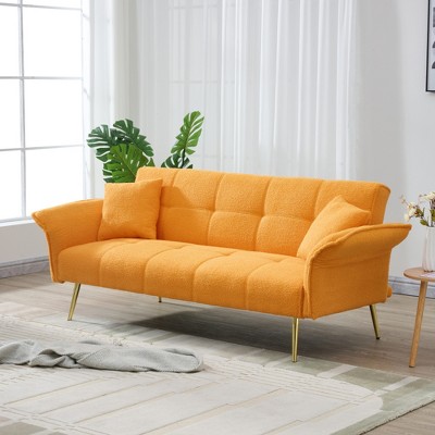 Runesay Teddy Fleece Sofabed with Adjustable Arms and Backrest