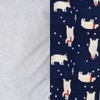 SLEEPHERO Crew Neck Long Sleeve Tee Shirt with Fleece Pajama Pants with Pockets - 4 of 4