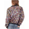 Anna-Kaci Women's Sequin Design Jacket Sparkle Long Sleeve Front Zip Casual Blazer Bomber Jacket With Pockets - 4 of 4