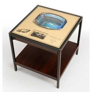 NFL Philadelphia Eagles 25-Layer StadiumViews Lighted End Table - 1 of 4