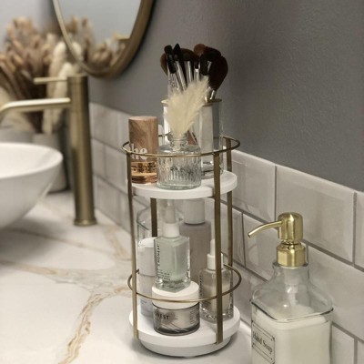 Foldable Shelf Countertop Organizer Brass - Brightroom™ : Target