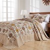 Andorra Bedspread Bedding Set Beige - Greenland Home Fashions - image 2 of 4