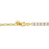 EVERLY JEWELRY | Yellow Plated Sterling Silver 5 CT TGW Cubic Zirconia Bracelet, 7.5 inch - 4 of 4