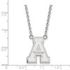 Black Bow Jewelry 14k White Gold Appalachian State Mountaineers NCAA Necklace 18 Inch - 2 of 4