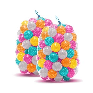 Upper Bounce Crush Proof Soft Plastic Trampoline Pit Balls - Kids Ball Set for Trampolines, Play Room, Tent, Pool Bath - 1 of 4