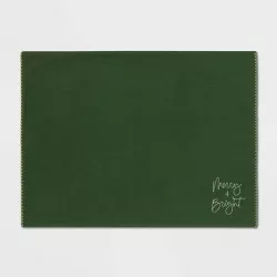 Cotton Sentiment Placemat Green - Threshold™