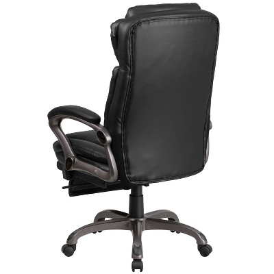 Executive High-Back Black LeatherSoft Swivel Office Chair