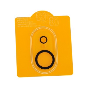 Unique Bargains Phone Camera Cover 5H Glossy Camera Lens Protector Glass Translucent Black 1 Pcs - 1 of 4