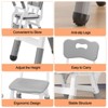2-Pack Kids Chairs with 3-Level Height Adjustment, Plastic Toddler Chair for Indoor Outdoor Use, Ages 2-12 - 2 of 4