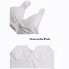 Allegra K Women's Removeable Pads Wirefree Sleep Vest Tops Bralettes - 3 of 3